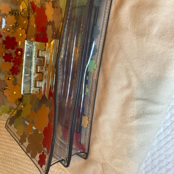 Zac Posen Bags Zac Posen Clear Eatha Rainbow Bag Adjustable Chain